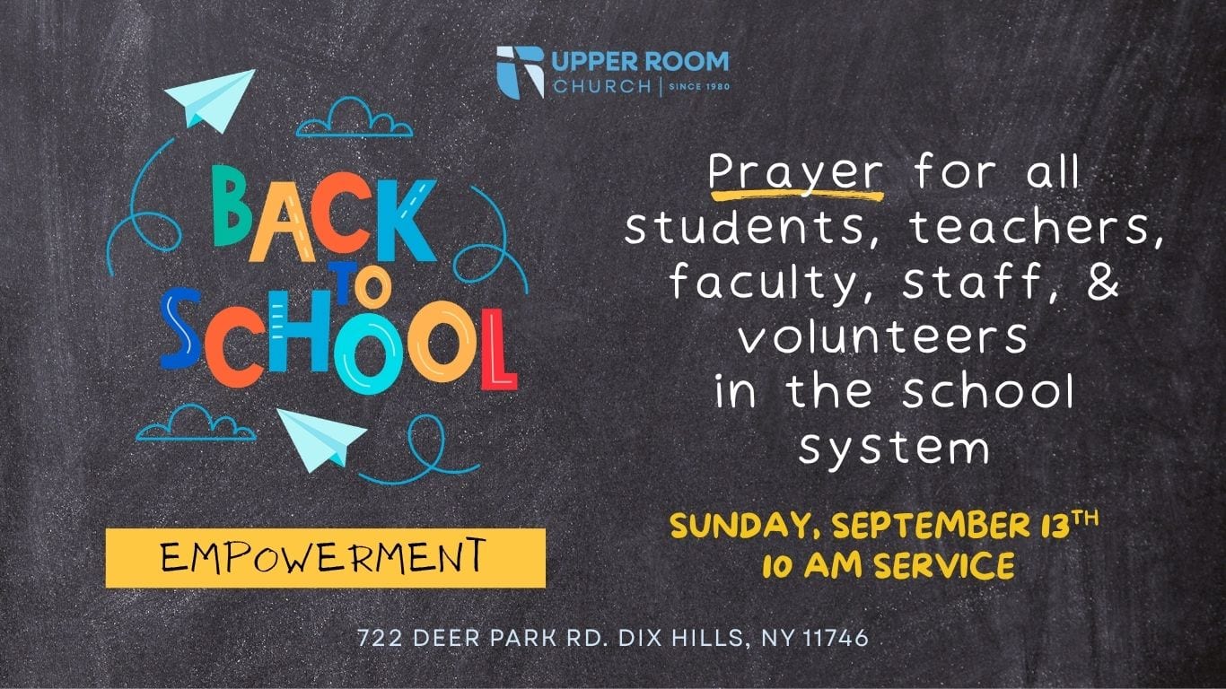Back to school prayer