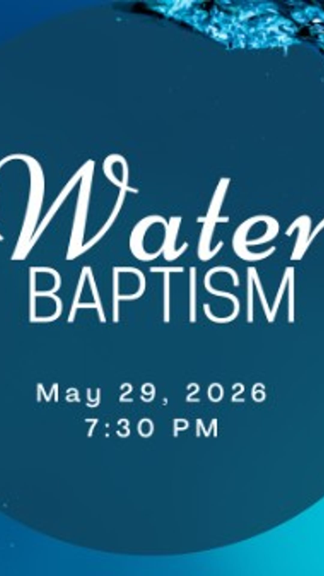 Water Baptism